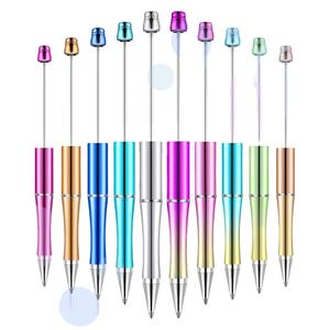 ปากกาลูกปัดแบบสร้างสรรค์แบบทำมือด้วยไฟฟ้า UV, ปากกาลูกลื่นสำหรับธุรกิจทำจากพลาสติกที่พิมพ์ได้ - Product Image 1