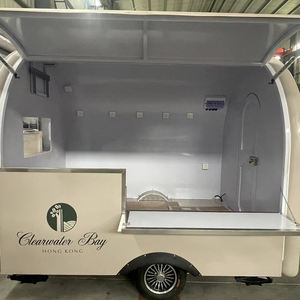 Nouvelle remorque alimentaire ronde et petite en fibre de verre avec des caractéristiques résistantes à la rouille pour les occasions spéciales et les mariages - Product Image 2