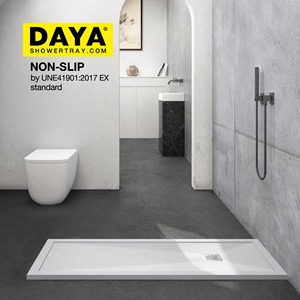 Bandeja <span class=keywords><strong>de</strong></span> <span class=keywords><strong>ducha</strong></span> <span class=keywords><strong>de</strong></span> polimármol <span class=keywords><strong>de</strong></span> resina, base <span class=keywords><strong>de</strong></span> repuesto para bañera <span class=keywords><strong>de</strong></span> baño <span class=keywords><strong>de</strong></span> pie <span class=keywords><strong>de</strong></span> <span class=keywords><strong>pizarra</strong></span> negra - Product Image 4
