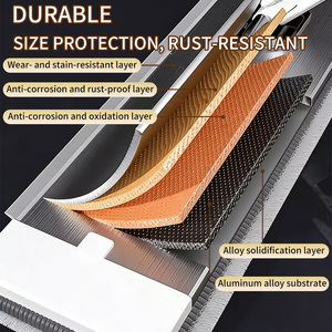 <span class=keywords><strong>Mop</strong></span> in Fibra Ultra-Fine da <span class=keywords><strong>50cm</strong></span> in Lega di Alluminio, Multifunzionale, Robusto e Durevole, con Sistema di Strizzatura Automatica, 2 Testine, Acciaio Inossidabile di Alta Qualità - Product Image 5