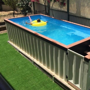 Station <span class=keywords><strong>de</strong></span> traitement automatique <span class=keywords><strong>de</strong></span> l'<span class=keywords><strong>eau</strong></span> Avenli cadre boîte technique bébé flotteur auvent piscine pour l'extérieur - Product Image 5