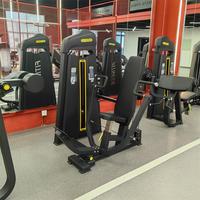 Mesin Press Vertikal Komersial Dengan Beban Pin Berkualitas Tinggi, Penutup Baja Karbon Ambilateral Berbentuk Persegi, Peralatan Kebugaran Gym