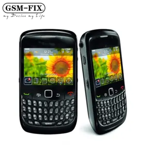 GSM-FIX 도매 원래 잠금 해제 전화 AA 재고 안드로이드 휴대 전화 블랙 베리 8520