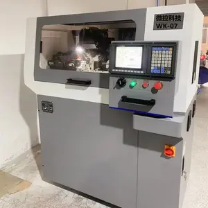 High Accuracy Swiss Type Sliding Head CNC Lathe Horizontal Turning Machine with Single Spindle New and Reliable with Motor