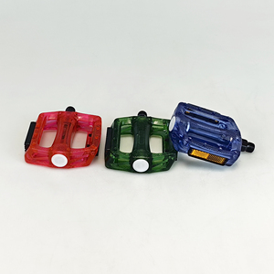 Pédales de vélo colorées grandes pièces de vélo de montagne/route transparentes à plaque <span class=keywords><strong>plate</strong></span> - Product Image 4