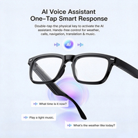Lunettes Intelligentes IA 2026 avec Traduction en Temps Réel (Plus de 100 Langues), Assistant Vocal, Audio Sans Fil – Idéales pour les Voyages d'Affaires