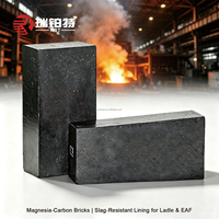 Briques réfractaires en carbone de magnésie, bonne résistance à l'érosion des scories, pour four à arc électrique, équipement thermique métallurgique