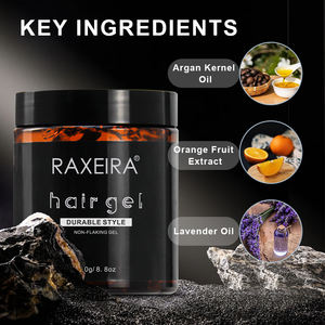 Gel Coiffant Professionnel Fixation Forte Naturelle pour Hommes – Gel Coiffant et Cire pour Cheveux, Idéal pour Tresses et Contrôle des Bords - Product Image 5