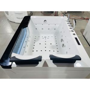 Spa <span class=keywords><strong>Jacuzzi</strong></span> d'<span class=keywords><strong>intérieur</strong></span> pour 2 personnes avec panneau de commande et couverture, système Easy-Set avec cascade - Product Image 6