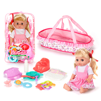 14 pouces 12 sons mignon Reborn eau potable pipi fille bébé poupées ensembles à vendre semblant jouer jouets pour enfants filles bébé jouets