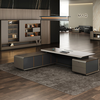 Bureau de direction série Binzhi 2m BZ-01, mobilier de bureau moderne, OEM/ODM, dimensions, couleur et logo personnalisables