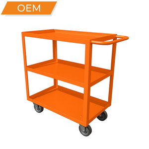 Carro de herramientas de Metal móvil multifuncional de 3 capas para trabajo pesado Carro de acero grueso de 3 capas para almacenamiento en garaje Uso en taller Nuevo - Product Image 5