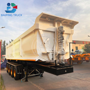 Semirremolque Volquete <span class=keywords><strong>de</strong></span> 4 Ejes <span class=keywords><strong>de</strong></span> Servicio Pesado con Carrocería <span class=keywords><strong>de</strong></span> Acero en Forma <span class=keywords><strong>de</strong></span> U y Diseño Reforzado para Transporte <span class=keywords><strong>de</strong></span> Material a Granel <span class=keywords><strong>de</strong></span> Mineral <span class=keywords><strong>de</strong></span> Hierro - Product Image 5