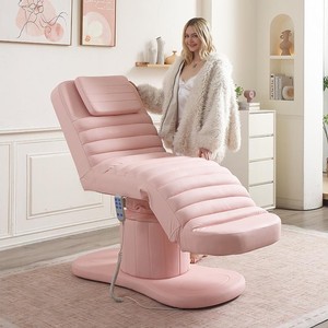 Unirelax - Lit esthétique électrique professionnel - Mobilier de salon - Chaise pour extensions de cils - Lit de massage facial en mousse - Lit de beauté électrique pour spa - Product Image 2