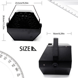 Máquina de Burbujas Mini DJS de 60W (Modelo Pequeño) - Líquido Seguro y No Tóxico para Juegos y Eventos en Casa, Hecho en Guangdong - Product Image 4