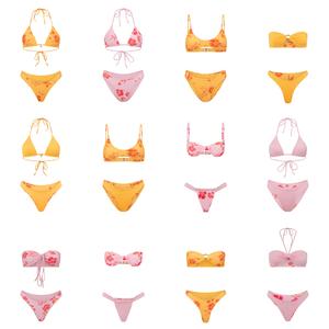 Maillot de bain sexy en vente chaude, ensembles de bikinis pour femmes, maillots de bain deux pièces personnalisés, micro-maillots de bain sexy pour filles, maillot de bain respirant de luxe - Product Image 5