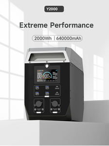 Station d'alimentation solaire portable 110V 220V pour le camping, autonomie de 3 à 5 jours en Europe, onde sinusoïdale pure, panneaux solaires flexibles MPPT CN;JIA - Product Image 1