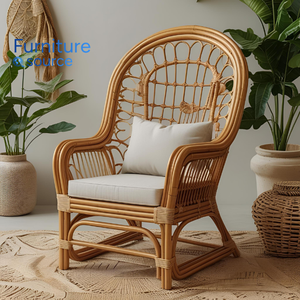 Silla y mesa de ratán clásicas Vietnam-Muebles de exterior tejidos a mano Silla de ratán-Silla de ratán personalizada para uso en jardín y patio - Product Image 4
