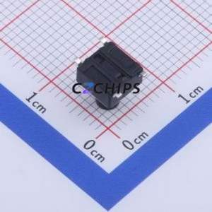 GT-TC089C-H075-L1 Tactile Switch SMD-4P,6x6mm Switch Single Pole Single Throw Round Button 1N Vertical Mount - Product Image 2