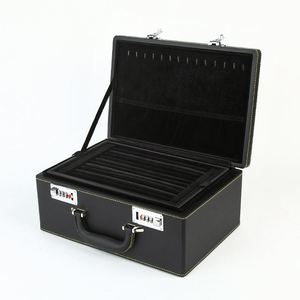 Caja de regalo de cuero y cuero PU con logotipo Diamante de lujo al por mayor - Product Image 3