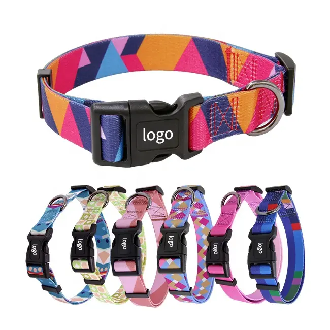 Wholesale Dog Collar with Customized Printing for Small and Medium Dogs