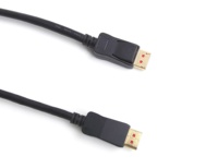 Connecteurs en cuivre nu plaqués or 4K/2K/8K 120Hz DP 1.4 Mâle vers Mini DP 1.4 Femelle Câble PVC 32AWG OD 5.0mm pour utilisation avec moniteur