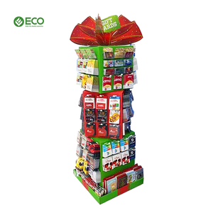 Tùy chỉnh bán lẻ hiển thị đứng cho các tông sàn có thể tái chế siêu thị thực phẩm Kệ trưng bày cho khoai tây chiên hạt cà phê - Product Image 5