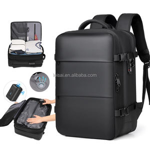 कस्टम यूएसबी स्कूल बैकपैक लक्जरी वाटरप्रूफ एंटी-चोरी मल्टीफंक्शनल ट्रैवल टसा लॉक पीसी स्टॉक वैक्यूम संपीड़न बैकपैक - Product Image 1