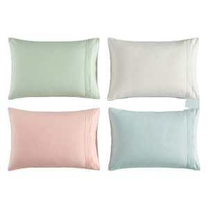 Taie d'oreiller en soie 100% premium (50x70 cm) avec un élégant détail plissé - Literie anti-âge et soin des cheveux - Product Image 1