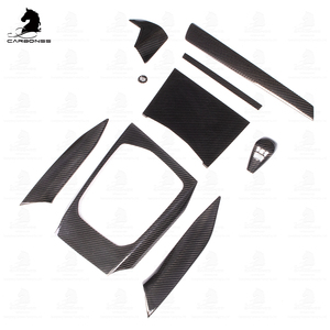 LHD Pour <span class=keywords><strong>BMW</strong></span> Série 3 G20 Dry Carbon Fiber Central Control Dashboard <span class=keywords><strong>Console</strong></span> Gear Shift Panel Interior Cover Trim 2019 +. - Product Image 5