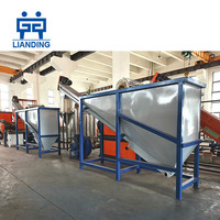 Usine de ligne de lavage de Machine de recyclage de bouteilles en PET de haute capacité