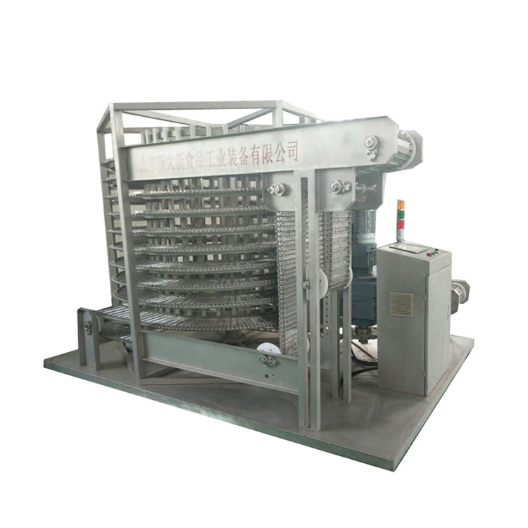 CE одиночный/двойной спиральный конвейер заморозка промышленный глубокий морозильник