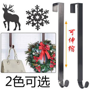 Ganchos para Timbre de Puerta Navideños con Diseños Creativos de Copos de Nieve, Renos, Decoraciones de Árboles, Coronas y Pequeños Gorros de Santa - Product Image 4