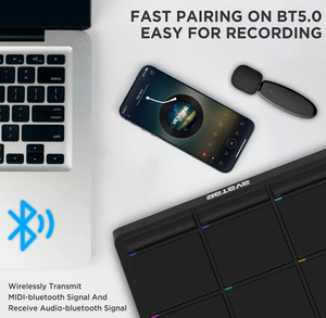 Avatar PD708 Electronic <b>Drum</b> Pad:1000 different tones,32GB memory capacity, supporting 8 external trigger outputs MIDI interface - Product Image 4