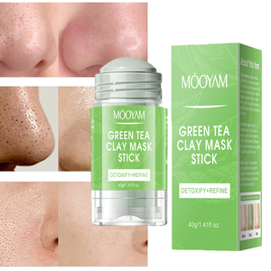 MOOYAM Mascarilla de Barro Hidratante Purificante de Té Verde de Limpieza Profunda Mascarilla de <span class=keywords><strong>Arcilla</strong></span> Facial - Product Image 1