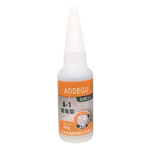 Aodegu A1 Wholesale Dry Adhesive Strong Quick-drying Metal Plastic Pvc Low Whitening Quick Drying Adhesive