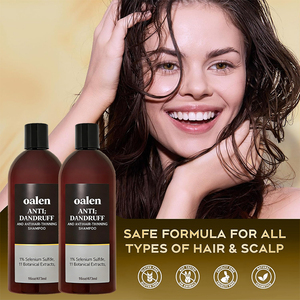 Shampoo Antiforfora al <span class=keywords><strong>Solfuro</strong></span> <span class=keywords><strong>di</strong></span> <span class=keywords><strong>Selenio</strong></span> 1% a Marchio Privato con 11 Estratti Botanici per il Controllo della Caduta dei Capelli e il Trattamento del Cuoio Capelluto Pruriginoso - Product Image 6