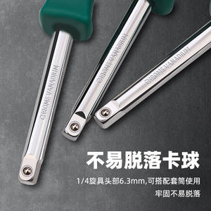 ชุดประแจบล็อก Tuosen ขนาด 1/4 นิ้ว เมตริก ทอร์กซ์ หัวหกเหลี่ยม พร้อมด้ามต่อและประแจวงล้อ - Product Image 3