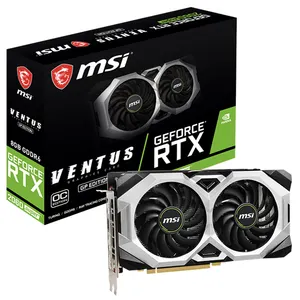MSI GeForce RTX2060 SUPERTM VENTUS GP OC 8G Used Gaming Graphics Card with GDDR6 256-bit Memory Support Overclock 20 series GPU
