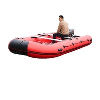 Bateau pneumatique Zodiac à fond en aluminium en forme de V, 8 personnes, 3,6 m, 1,2 mm, PVC épais, avec fond en alliage d'aluminium