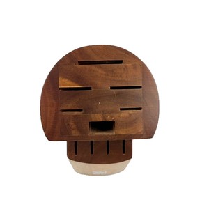 Porte-couteaux en bois 19x12.5x22.5cm, support à couteaux durable et multifonctionnel pour le rangement de cuisine - Product Image 2