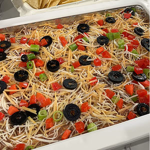 Pour Fancy Panz Inserts Charcuterie Foil Pan Carrier avec couvercle Party Potluck Food Carrier Foil Pan Holder Céramique - Product Image 6