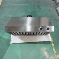 Penghisap Asap Dapur 36 Inci 900CFM, Filter Baffle, Kontrol Dial Digital, Lampu LED 3-Kecepatan, Timer Otomatis, Bahan Stainless Steel
