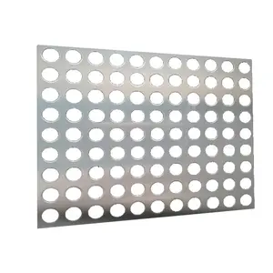 Customized Plain Weave Stainless Steel Perforated Sheet Plate Punched Metal Screen Wire Mesh