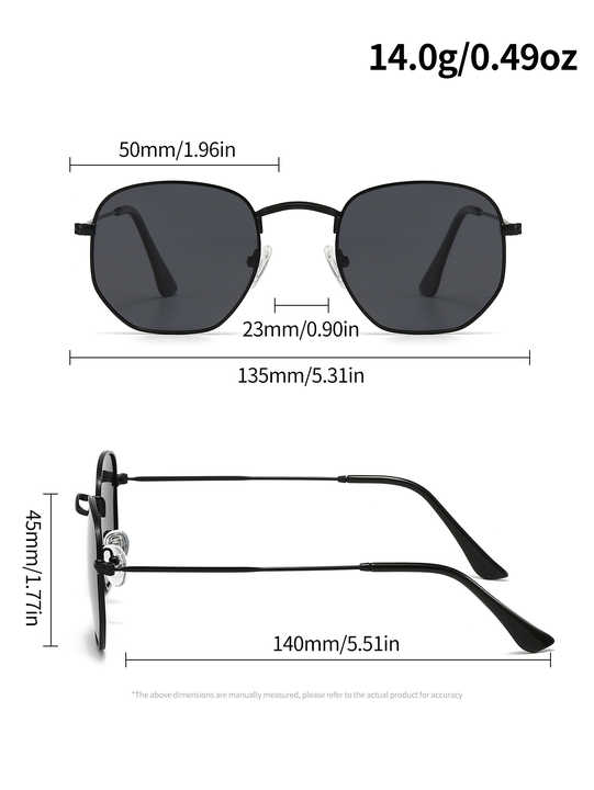 2024 Wholesale Luxury Polarized Sunglasses for Women Trends Luxury Square Frame Spectacles Black Frame UV400 Lenses Unisex