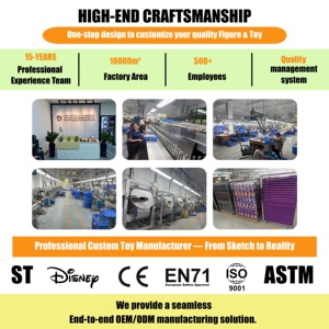 Fournisseur d'usine de poupées en PVC personnalisées, interactives, modélisation numérique 3D, moulage sur mesure, pour les 7-9 ans - Product Image 2