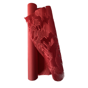 Papier d'emballage à grille rouge Longueur extensible Papier d'emballage de taille personnalisée Nouveau matériau - Product Image 6