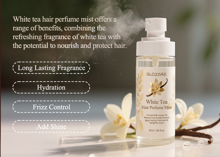 Profumo di capelli di tè bianco