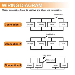 कार मोटरसाइकिल लिथियम बैटरी मीटर अलार्म क्षमता वोल्टेज मॉनिटर बैटरी क्षमता वोल्टेज गेज संकेतक - Product Image 4