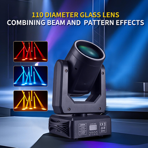 Projecteur LED professionnel 150W <span class=keywords><strong>pour</strong></span> piste de danse, motifs RGB, contrôle DMX et sonore, CRI 90, <span class=keywords><strong>2000</strong></span> lumens <span class=keywords><strong>pour</strong></span> DJ et clubs - Product Image 3
